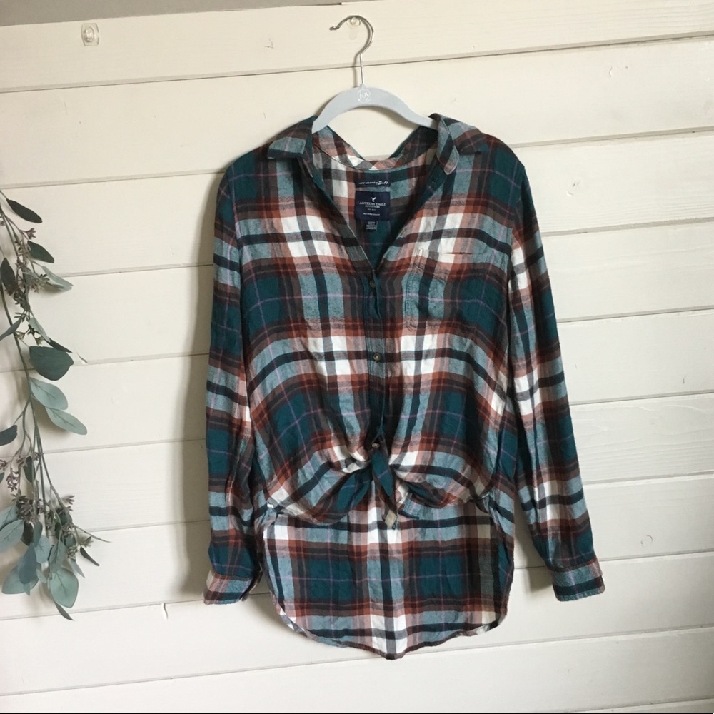 AE soft boyfriend flannel